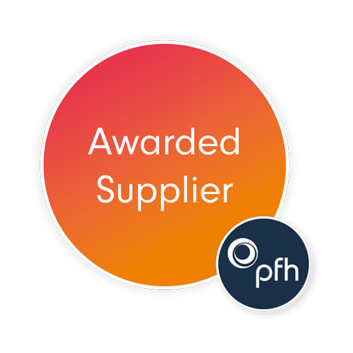PfH Awarded Supplier logo