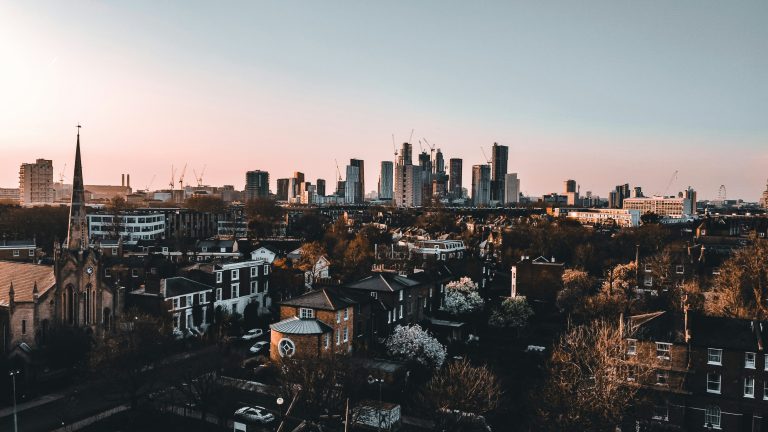 Houses At Dusk